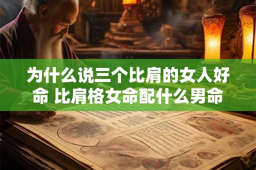 为什么说三个比肩的女人好命 比肩格女命配什么男命 为什么说三个比肩的女人好命 比肩格女命配什么男命
