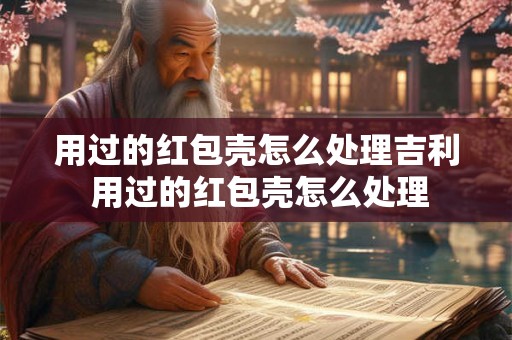 用过的红包壳怎么处理吉利 用过的红包壳怎么处理
