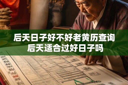 后天日子好不好老黄历查询 后天适合过好日子吗 后天日子好不好老黄历查询 后天适合过好日子吗