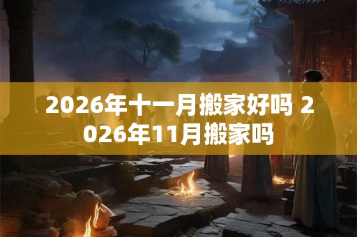 2026年十一月搬家好吗 2026年11月搬家吗