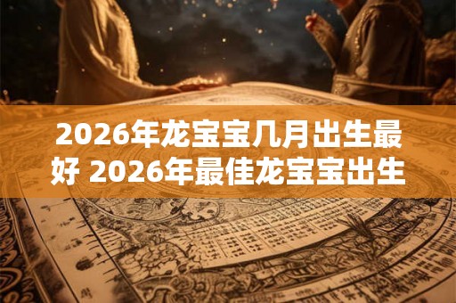 2026年龙宝宝几月出生最好 2026年最佳龙宝宝出生时间 2026年龙宝宝几月出生最好 2026年最佳龙宝宝出生时间