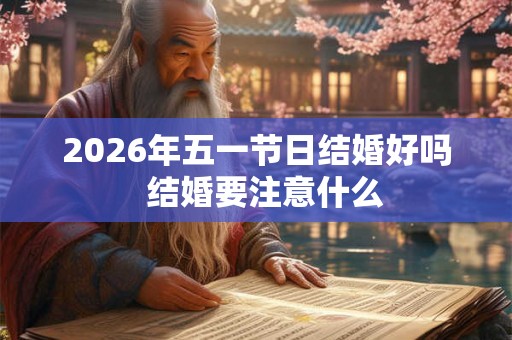 2026年五一节日结婚好吗  结婚要注意什么