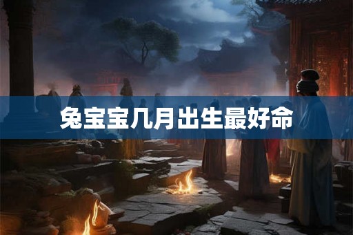 兔宝宝几月出生最好命