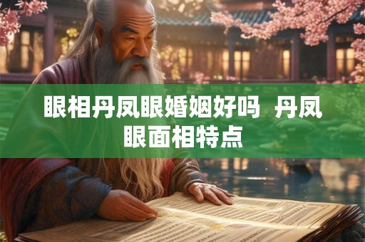 眼相丹凤眼婚姻好吗 丹凤眼面相特点 眼相丹凤眼婚姻好吗 丹凤眼面相特点