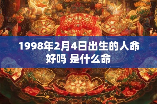 1998年2月4日出生的人命好吗 是什么命