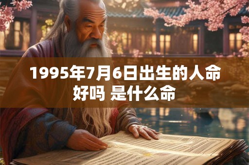 1995年7月6日出生的人命好吗 是什么命 1995年7月6日出生的人命好吗 是什么命