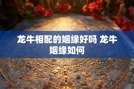 龙牛相配的姻缘好吗 龙牛姻缘如何