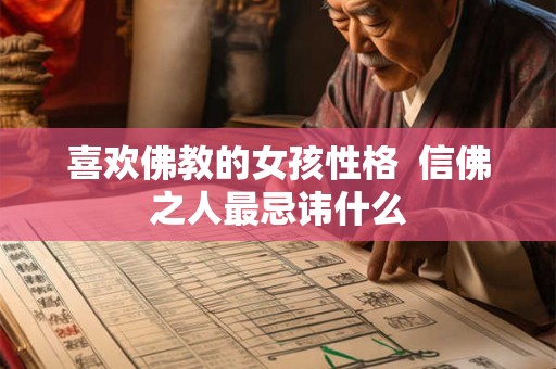 喜欢佛教的女孩性格  信佛之人最忌讳什么