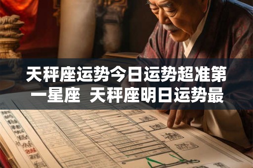 天秤座运势今日运势超准第一星座 天秤座明日运势最准 天秤座运势今日运势超准第一星座 天秤座明日运势最准