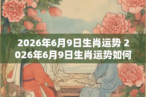 2026年6月9日生肖运势 2026年6月9日生肖运势如何
