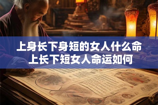 上身长下身短的女人什么命 上长下短女人命运如何
