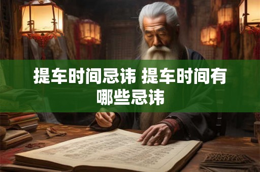 提车时间忌讳 提车时间有哪些忌讳 提车时间忌讳 提车时间有哪些忌讳