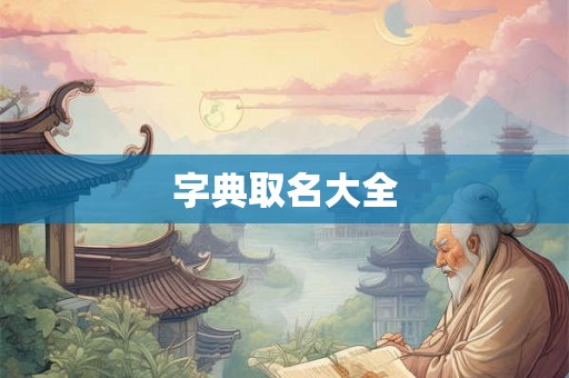 字典取名大全