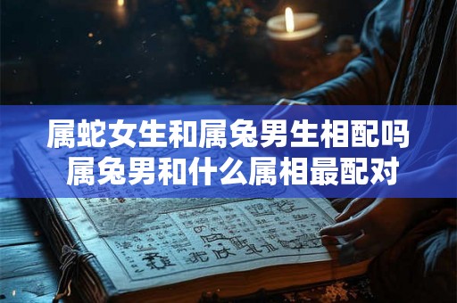 属蛇女生和属兔男生相配吗 属兔男和什么属相最配对