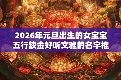 2026年元旦出生的女宝宝五行缺金好听文雅的名字推荐