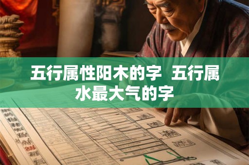 五行属性阳木的字 五行属水最大气的字 五行属性阳木的字 五行属水最大气的字