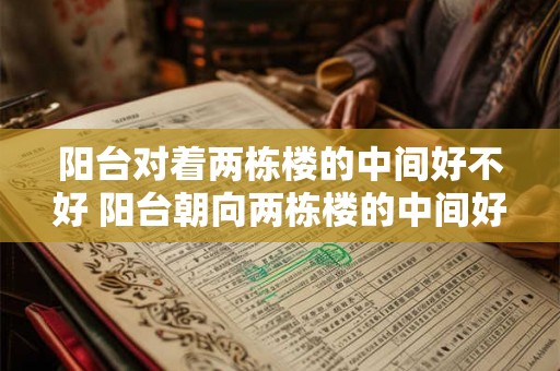 阳台对着两栋楼的中间好不好 阳台朝向两栋楼的中间好吗
