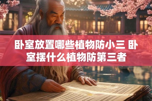 卧室放置哪些植物防小三 卧室摆什么植物防第三者