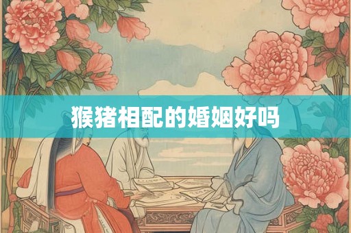 猴猪相配的婚姻好吗