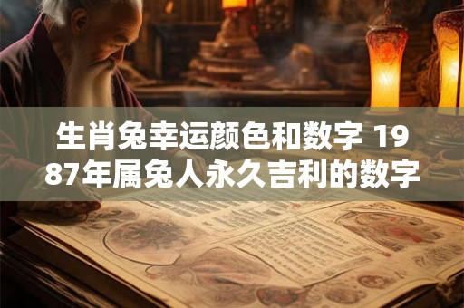 生肖兔幸运颜色和数字 1987年属兔人永久吉利的数字