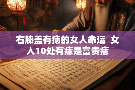 右膝盖有痣的女人命运  女人10处有痣是富贵痣