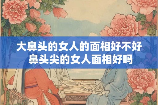 大鼻头的女人的面相好不好 鼻头尖的女人面相好吗