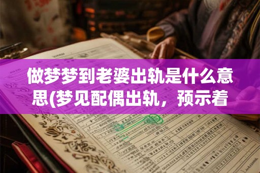 做梦梦到老婆出轨是什么意思(梦见配偶出轨，预示着什么？)