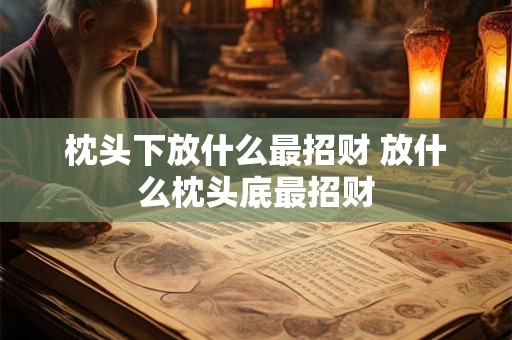 枕头下放什么最招财 放什么枕头底最招财