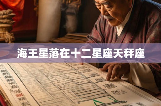 海王星落在十二星座天秤座