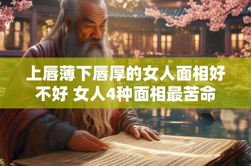 上唇薄下唇厚的女人面相好不好 女人4种面相最苦命
