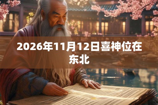 2026年11月12日喜神位在东北