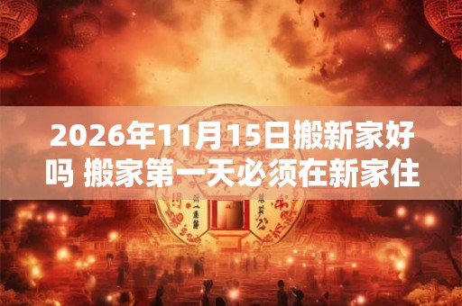 2026年11月15日搬新家好吗 搬家第一天必须在新家住吗