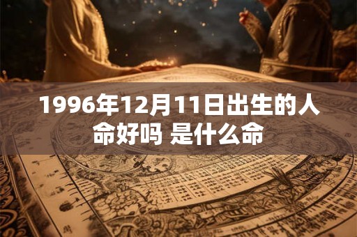 1996年12月11日出生的人命好吗 是什么命 1996年12月11日出生的人命好吗 是什么命