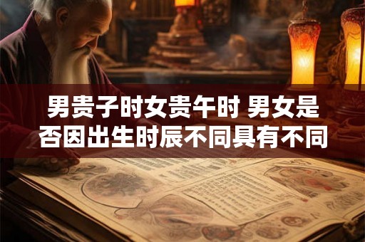 男贵子时女贵午时 男女是否因出生时辰不同具有不同的命运