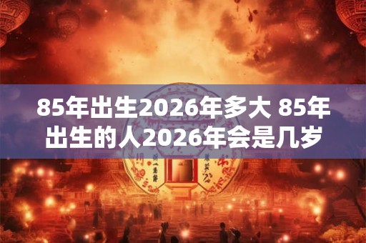 85年出生2026年多大 85年出生的人2026年会是几岁