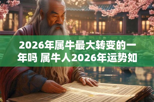 2026年属牛最大转变的一年吗 属牛人2026年运势如何 2026年属牛最大转变的一年吗 属牛人2026年运势如何