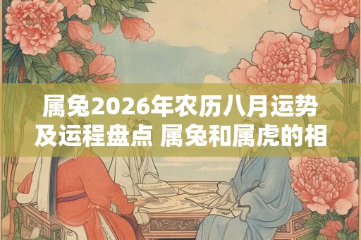 属兔2026年农历八月运势及运程盘点 属兔和属虎的相克吗