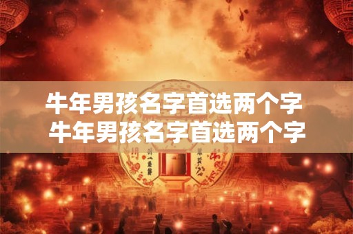 牛年男孩名字首选两个字 牛年男孩名字首选两个字