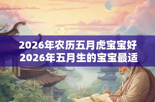 2026年农历五月虎宝宝好 2026年五月生的宝宝最适合属虎吗