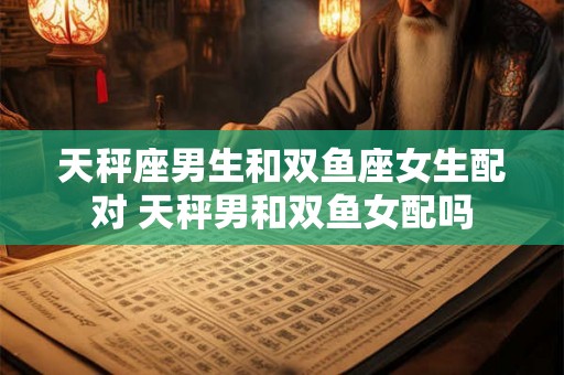 天秤座男生和双鱼座女生配对 天秤男和双鱼女配吗