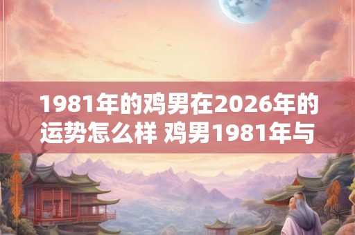1981年的鸡男在2026年的运势怎么样 鸡男1981年与2026年运势对比