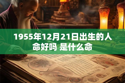 1955年12月21日出生的人命好吗 是什么命