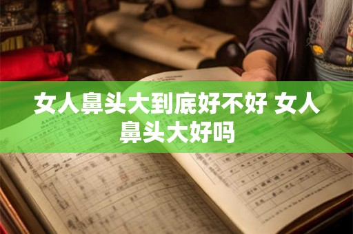 女人鼻头大到底好不好 女人鼻头大好吗