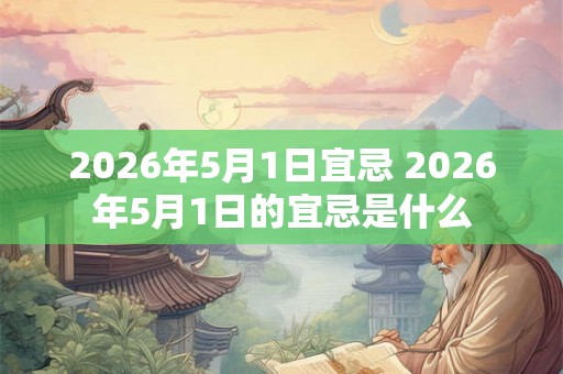 2026年5月1日宜忌 2026年5月1日的宜忌是什么 2026年5月1日宜忌 2026年5月1日的宜忌是什么