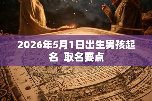 2026年5月1日出生男孩起名  取名要点