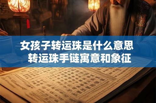 女孩子转运珠是什么意思  转运珠手链寓意和象征