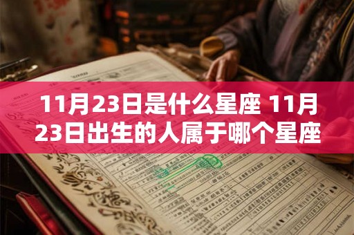 11月23日是什么星座 11月23日出生的人属于哪个星座