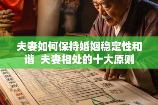 夫妻如何保持婚姻稳定性和谐  夫妻相处的十大原则