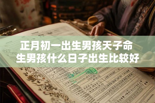 正月初一出生男孩天子命 生男孩什么日子出生比较好