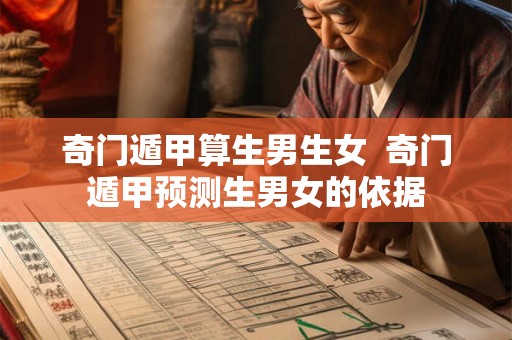 奇门遁甲算生男生女  奇门遁甲预测生男女的依据
